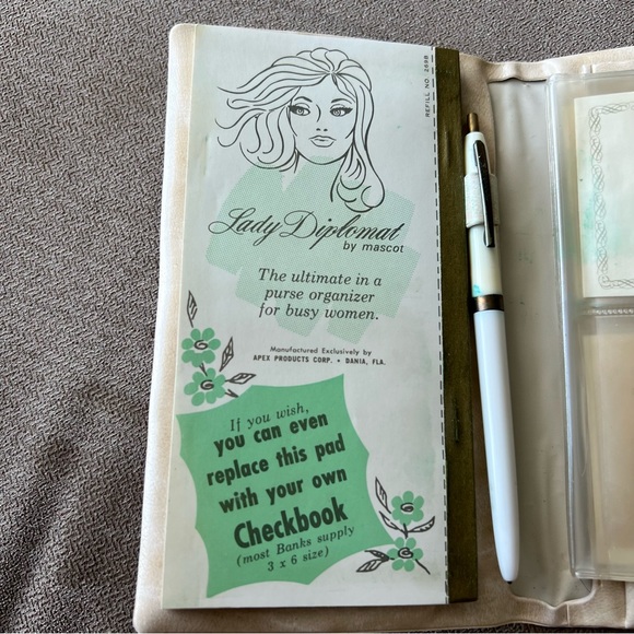 Vintage 1960s Lady Diplomat by Mascot Purse Organizer Wallet ID Card Case - Picture 5 of 11